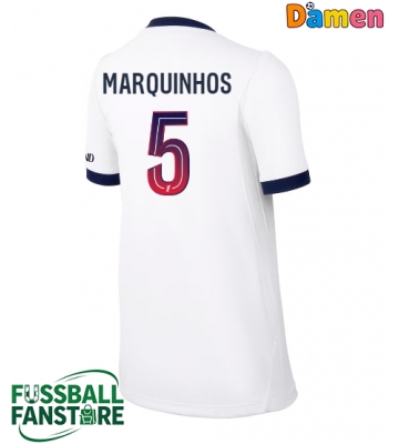Paris Saint-Germain Marquinhos #5 Replik Auswärtstrikot Damen 2026-27 Kurzarm